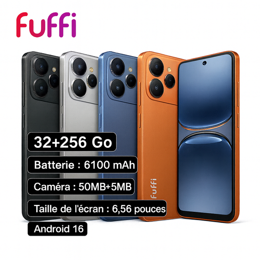 Smartphone Version Fuffi M17 Pro Max - 32GB+256GB, Android 16 - Débloqué